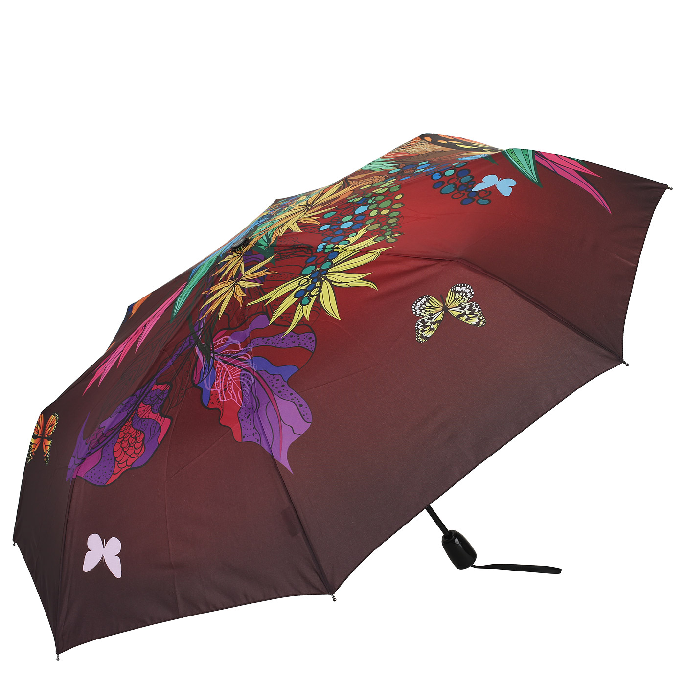 Зонт в три сложения Doppler Bouquet