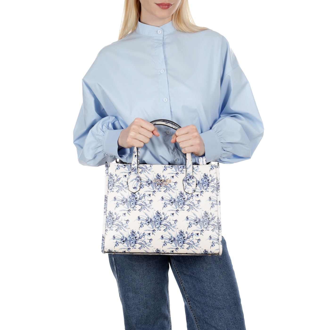 Сумка с короткими ручками Guess Silvana