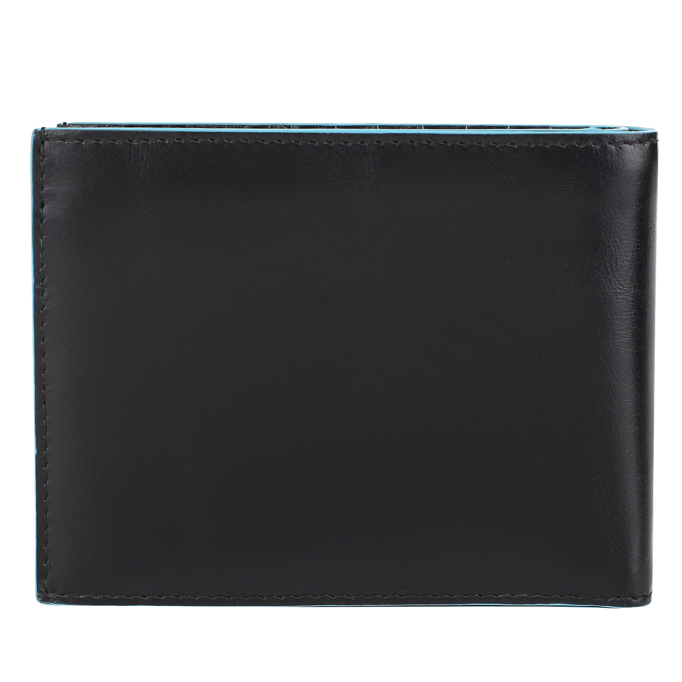 Мужское компактное портмоне из натуральной кожи Piquadro Blue square