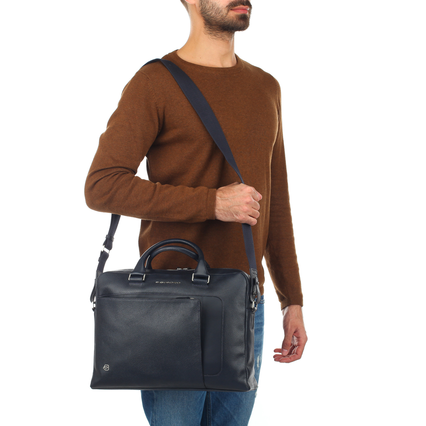 Деловая мужская сумка с отделом для ноутбука Piquadro Pan