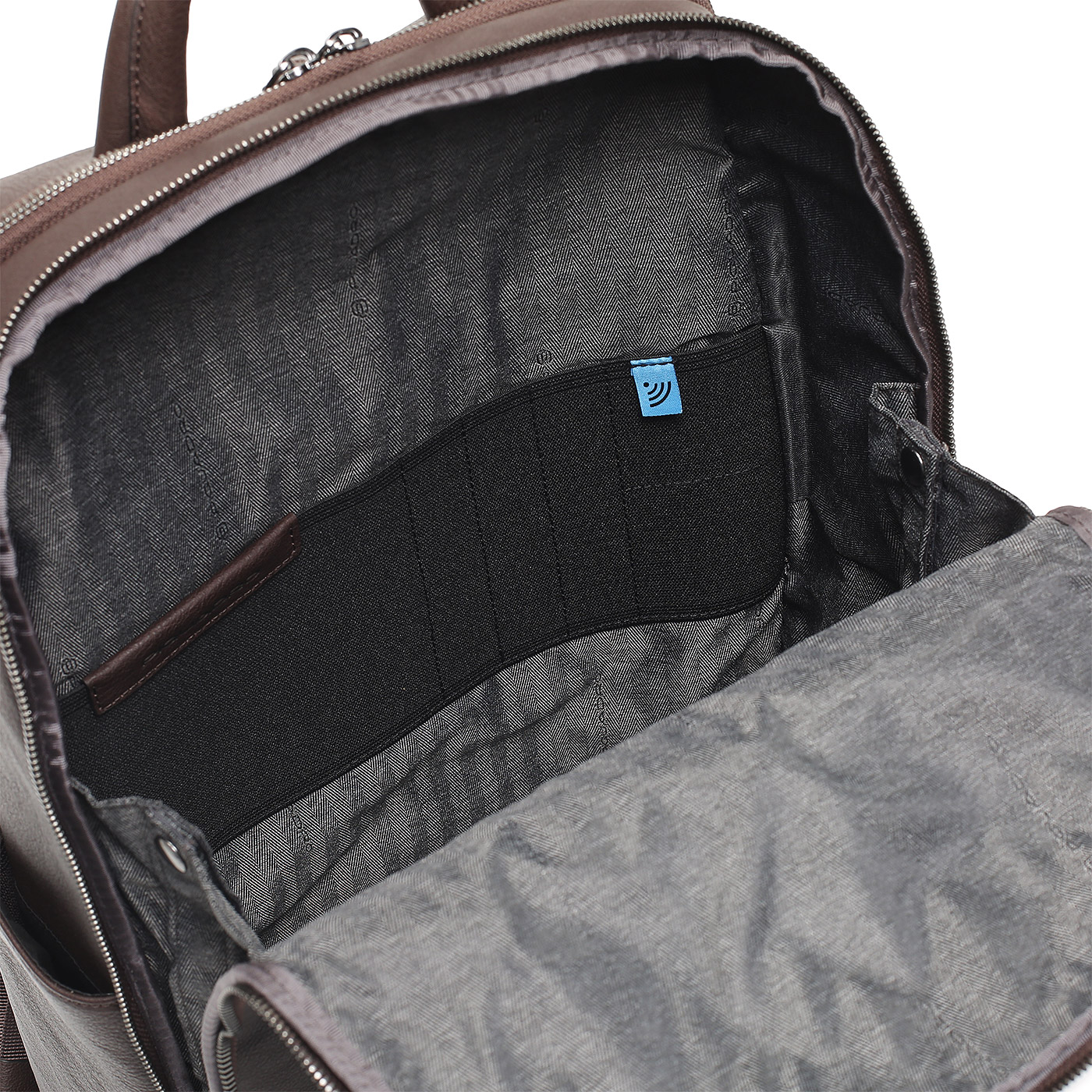 Кожаный рюкзак Piquadro Black square