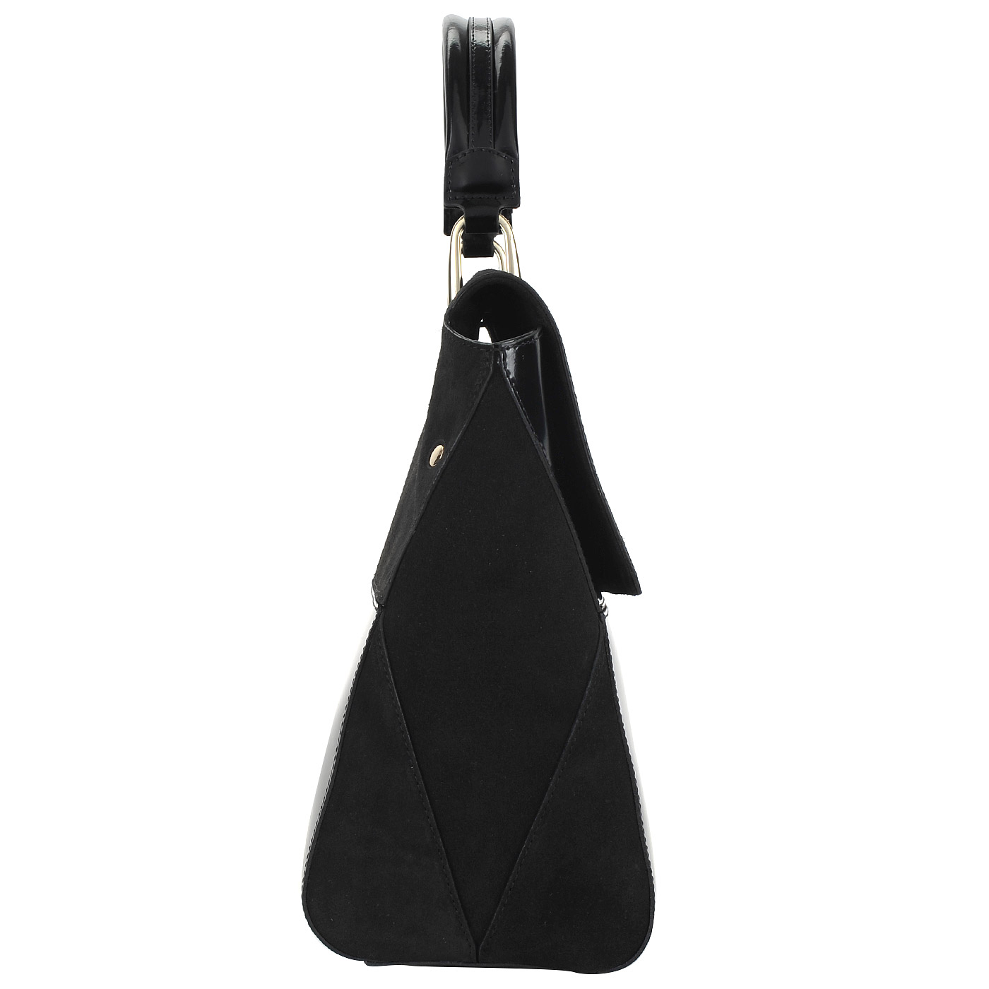 Женская кожаная сумка с откидным клапаном Aurelli Pad