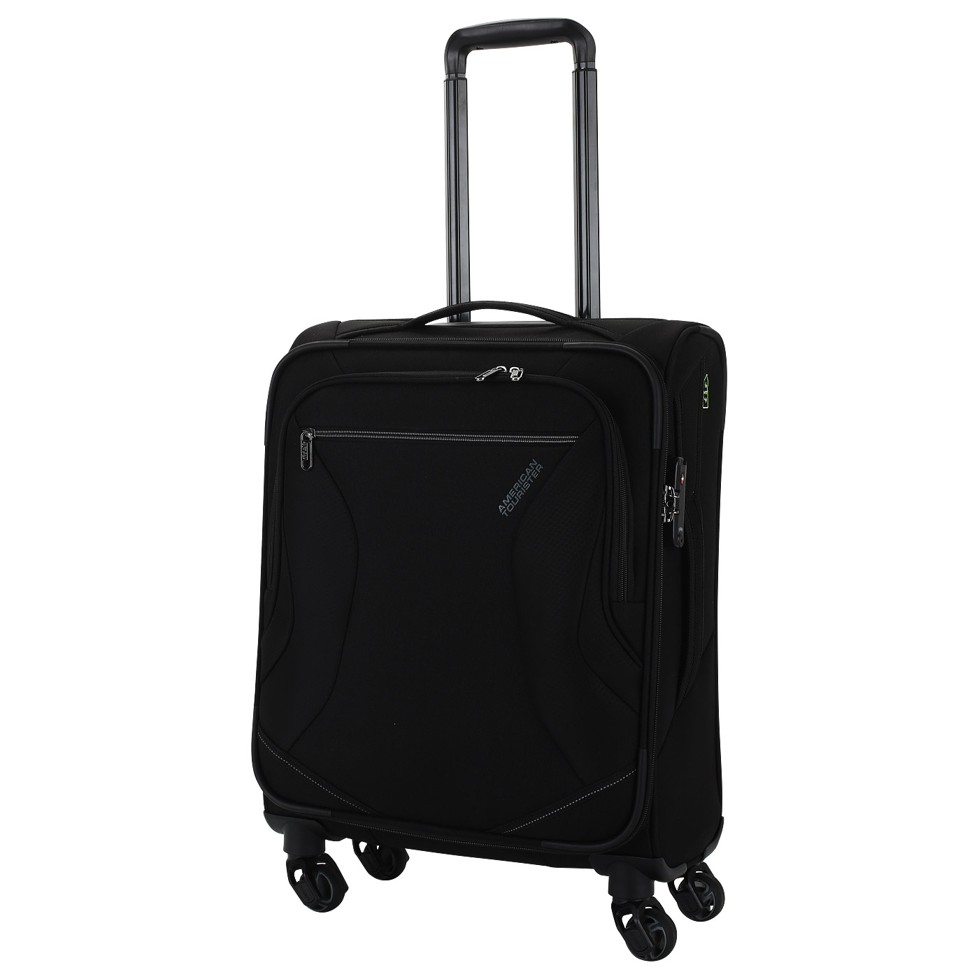 American Tourister Чемодан для ручной клади тканевый с кодовым замком
